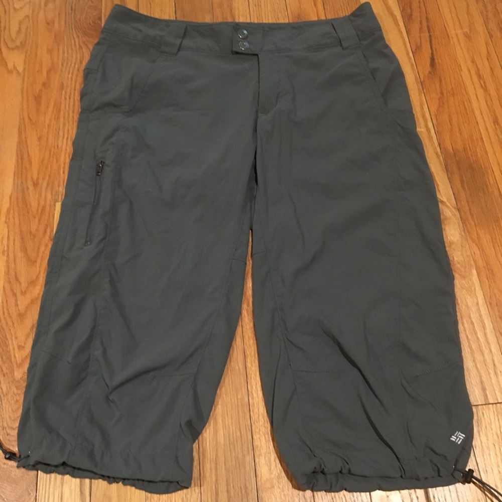 Columbia Omni Shield capri trail hiking pants 10